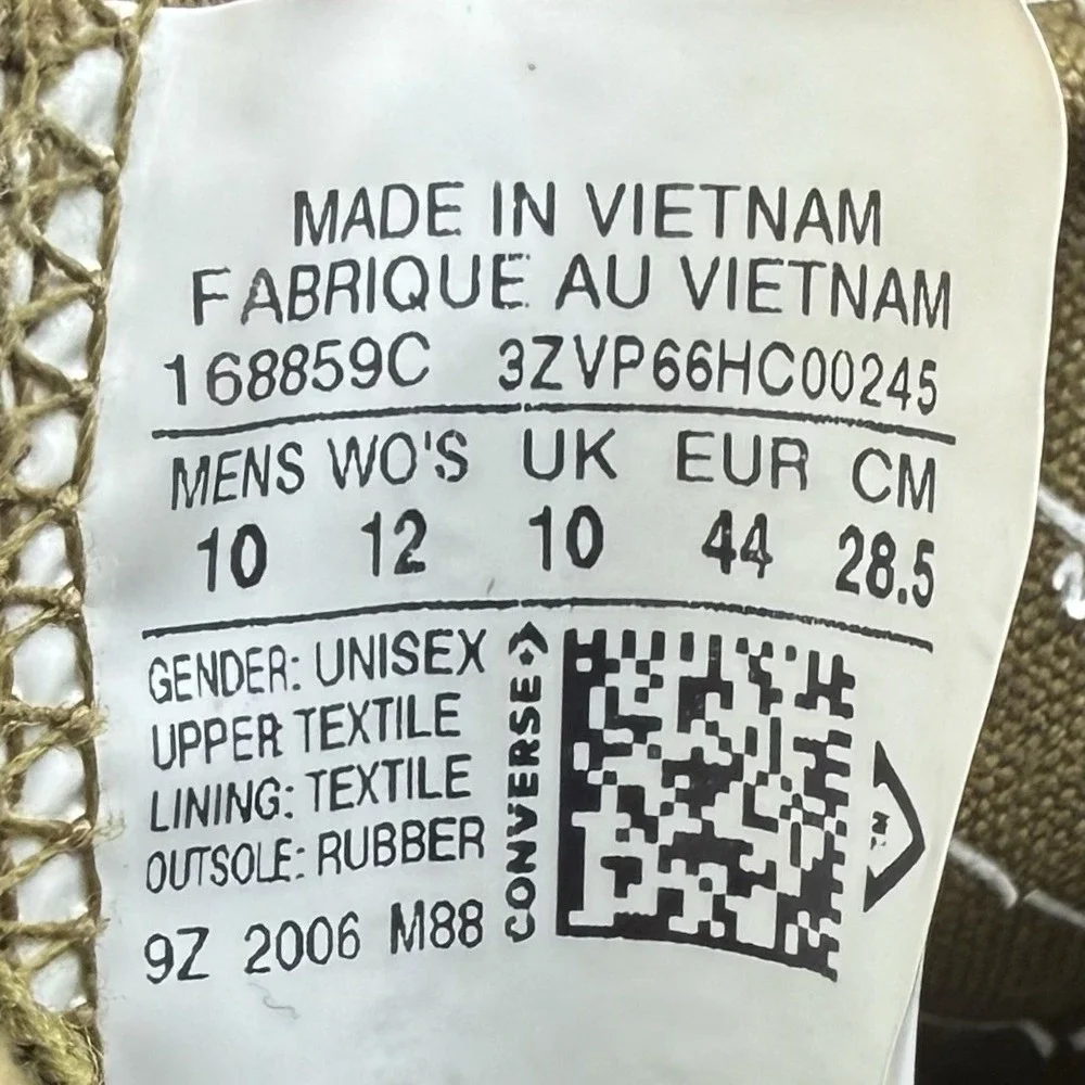 Converse Chuck 70 Unisex M 4 W 6 High Sneakers GoreTex Utility Dark Moss 168859C - Picture 6 of 7